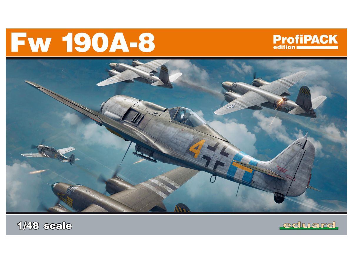 画像1: エデュアルド 1/48 フォッケウルフFw190A-8 プロフィパック【プラモデル】 