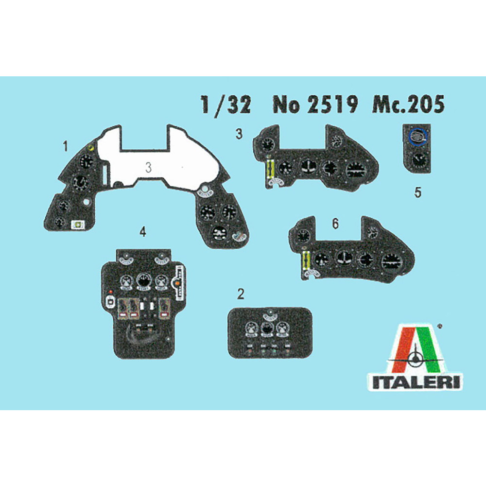 画像: イタレリ 1/32 WW.II イタリア空軍 マッキ MC.205 ベルトロ（日本語対訳補足説明書付属）【プラモデル】 