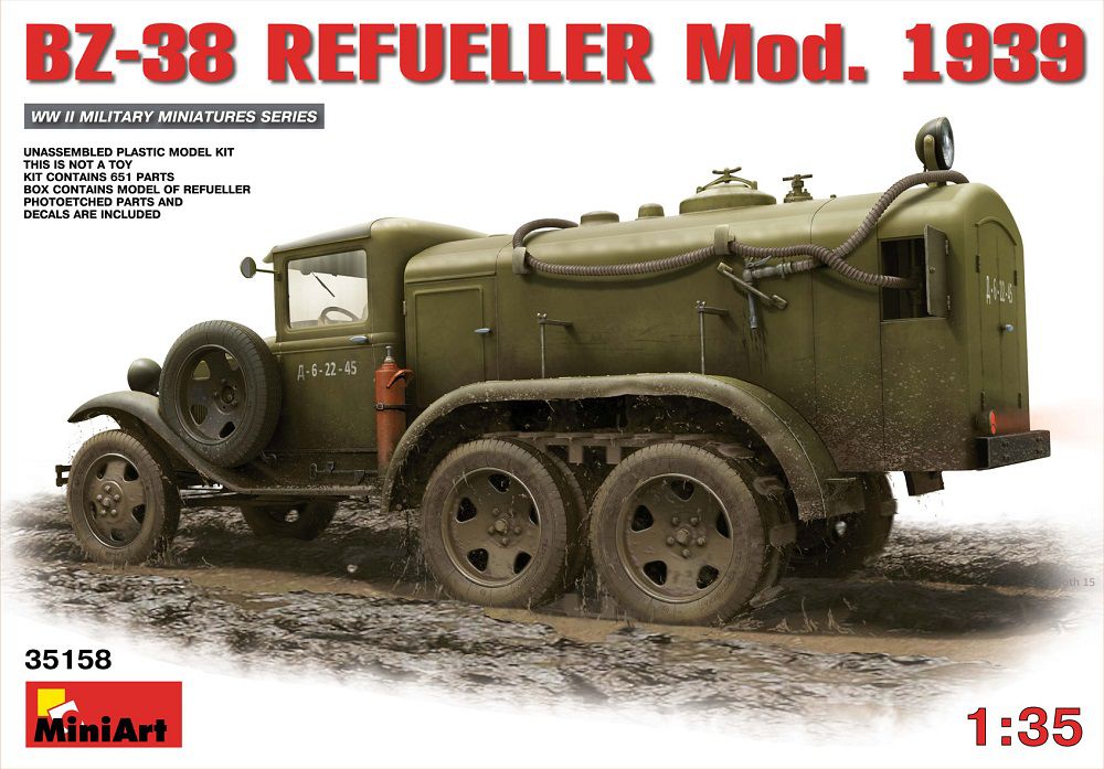 画像1: ミニアート 1/35 BZ-38給油車Mod.1939【プラモデル】