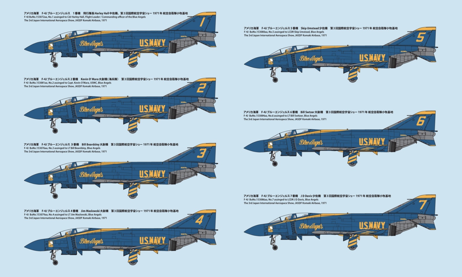 画像: ファインモールド 1/72 アメリカ海軍 F-4J “ブルーエンジェルス”【プラモデル】 