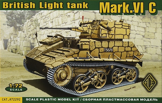 画像1: ACE 1/72  イギリス マーク6C 軽戦車【プラモデル】 