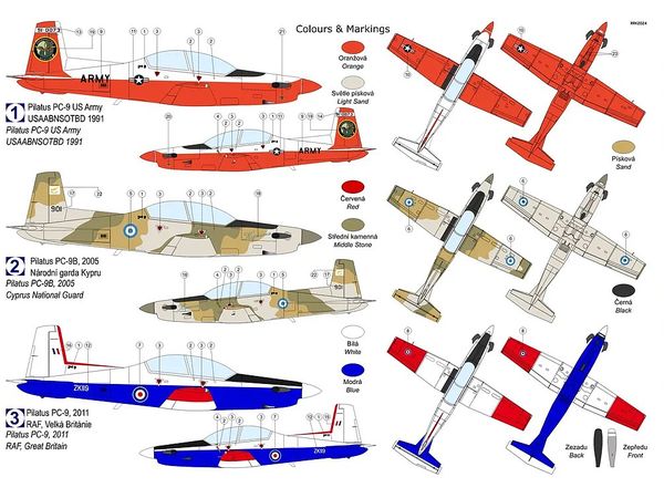 画像2: KPモデル 1/72 ピラタス PC-9/B パート 1【プラモデル】  