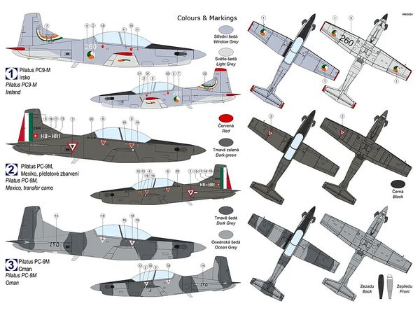 画像2: KPモデル 1/72 ピラタス PC-9M  海外仕様【プラモデル】  