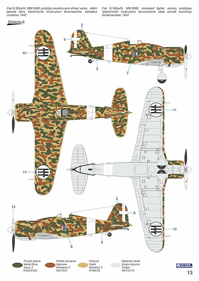 画像2: スペシャルホビー 1/32 伊・フィアットG.50bis戦闘爆撃機・G.50bis/N艦上戦闘機【プラモデル】  