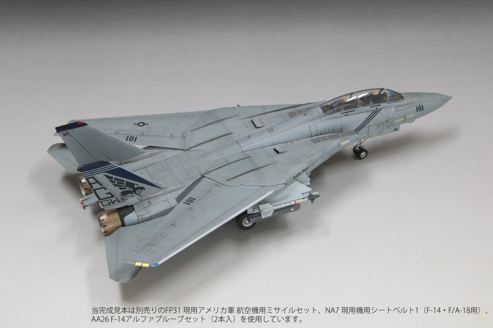 画像: ファインモールド 1/72 アメリカ海軍 F-14B トムキャットTM VF-143 “ピューキンドッグス”【プラモデル】 