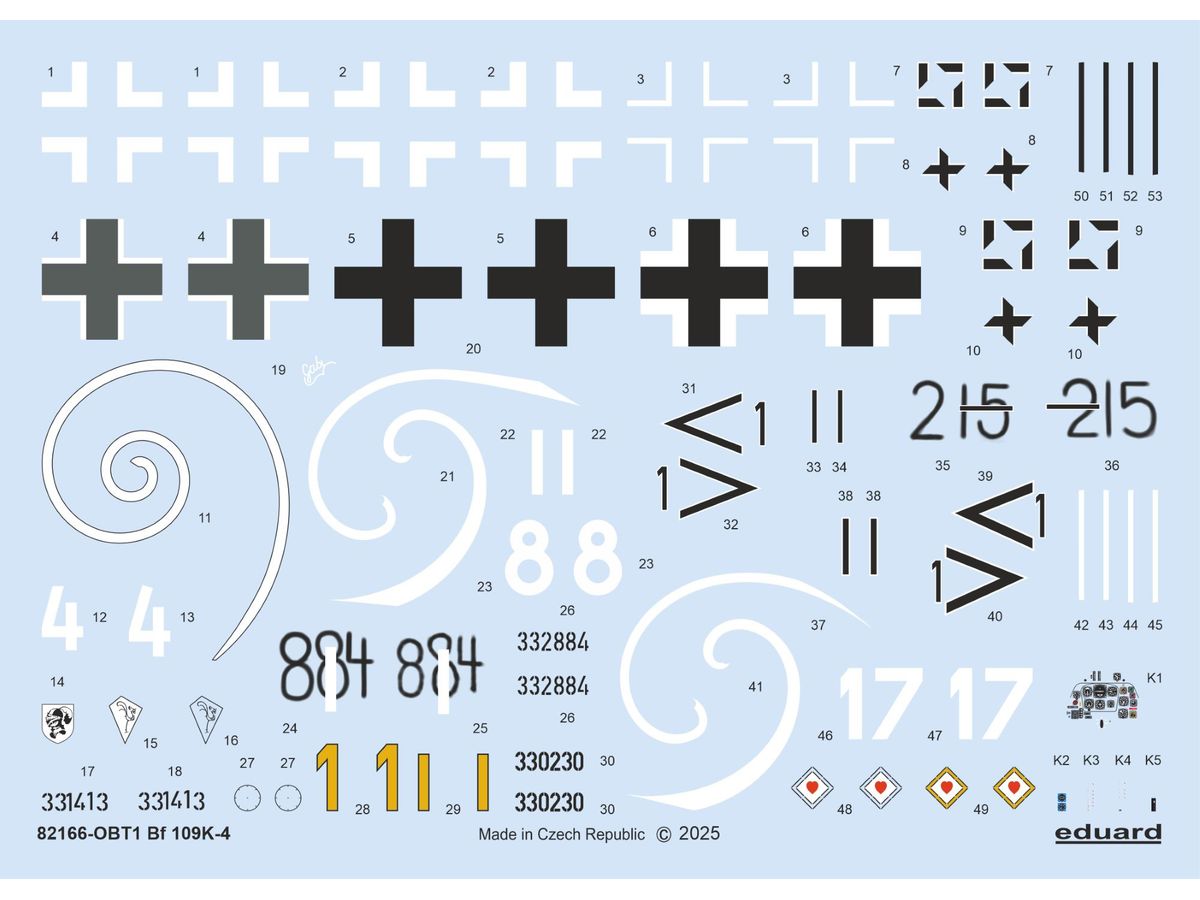 画像2: エデュアルド 1/48 Bf109K-4 プロフィパックエディション【プラモデル】  