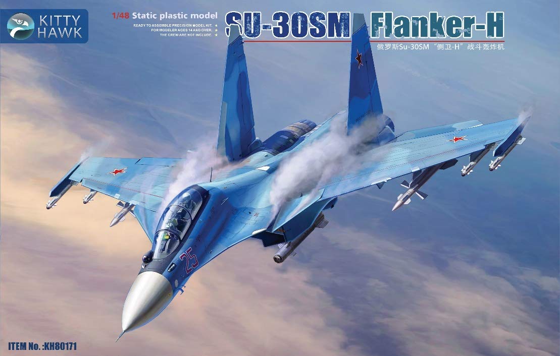 画像1: キティホークモデル 1/48 Su-30SM フランカーH【プラモデル】  