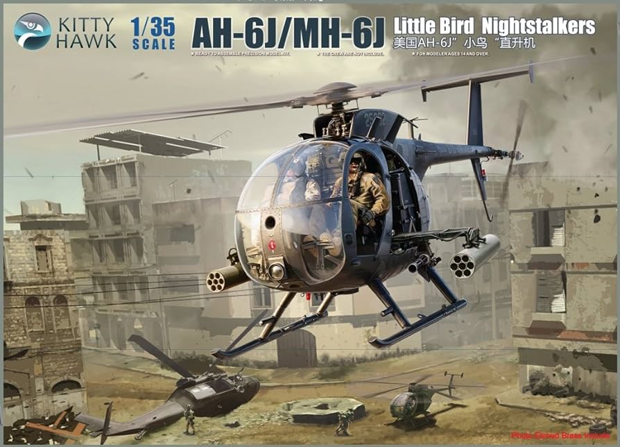 画像1: キティホークモデル 1/35 AH-6J/MH-6J リトルバード ナイトストーカーズ【プラモデル】  