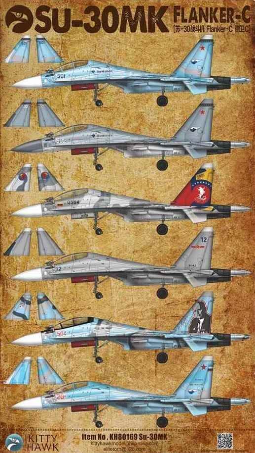 画像2: キティホークモデル 1/48 Su-30MK フランカーC【プラモデル】  