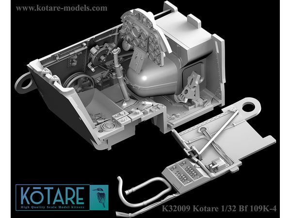 画像5: コータリモデルス 1/32 メッサーシュミット Bf109K-4【プラモデル】  