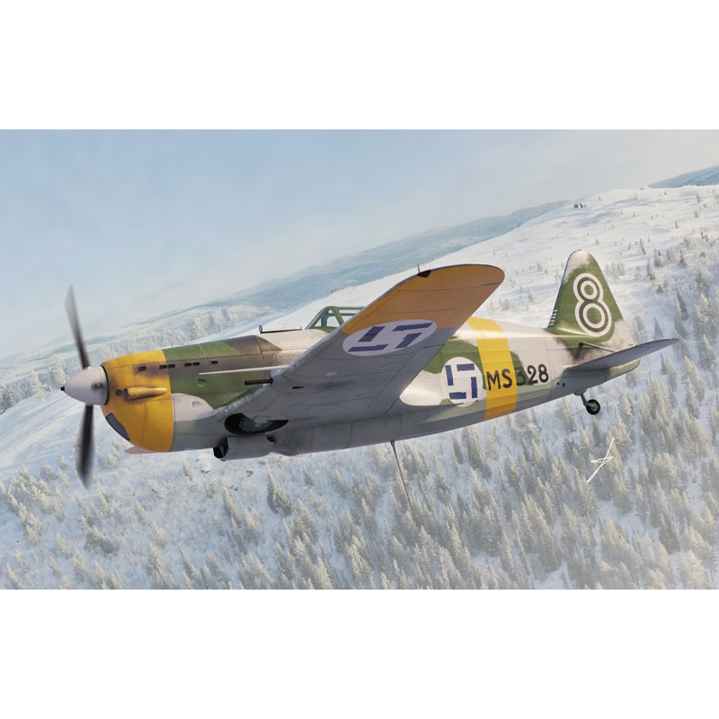 画像1: ドーラ・ウィングス 1/48 仏・モラーヌソルニエMS.406.戦闘機フィンランドのエース【プラモデル】  