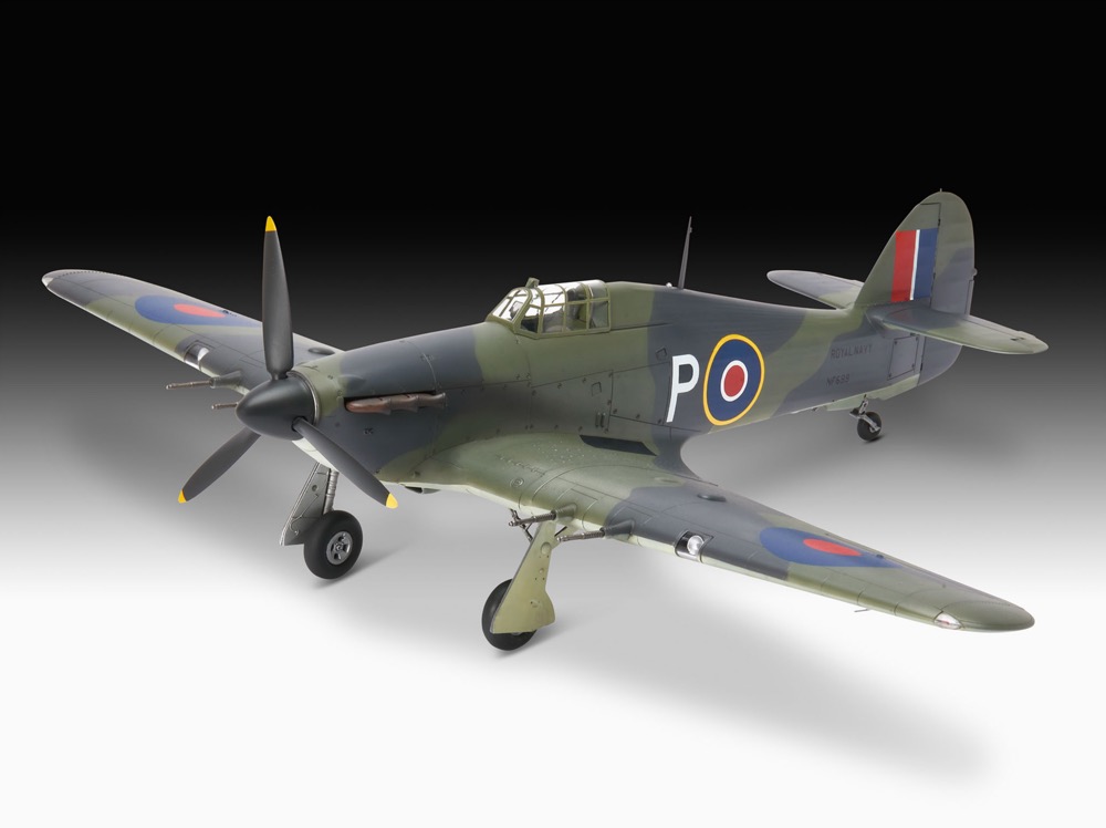 画像2: ドイツレベル 1/32 ホーカー シーハリケーン Mk.IIC【プラモデル】  
