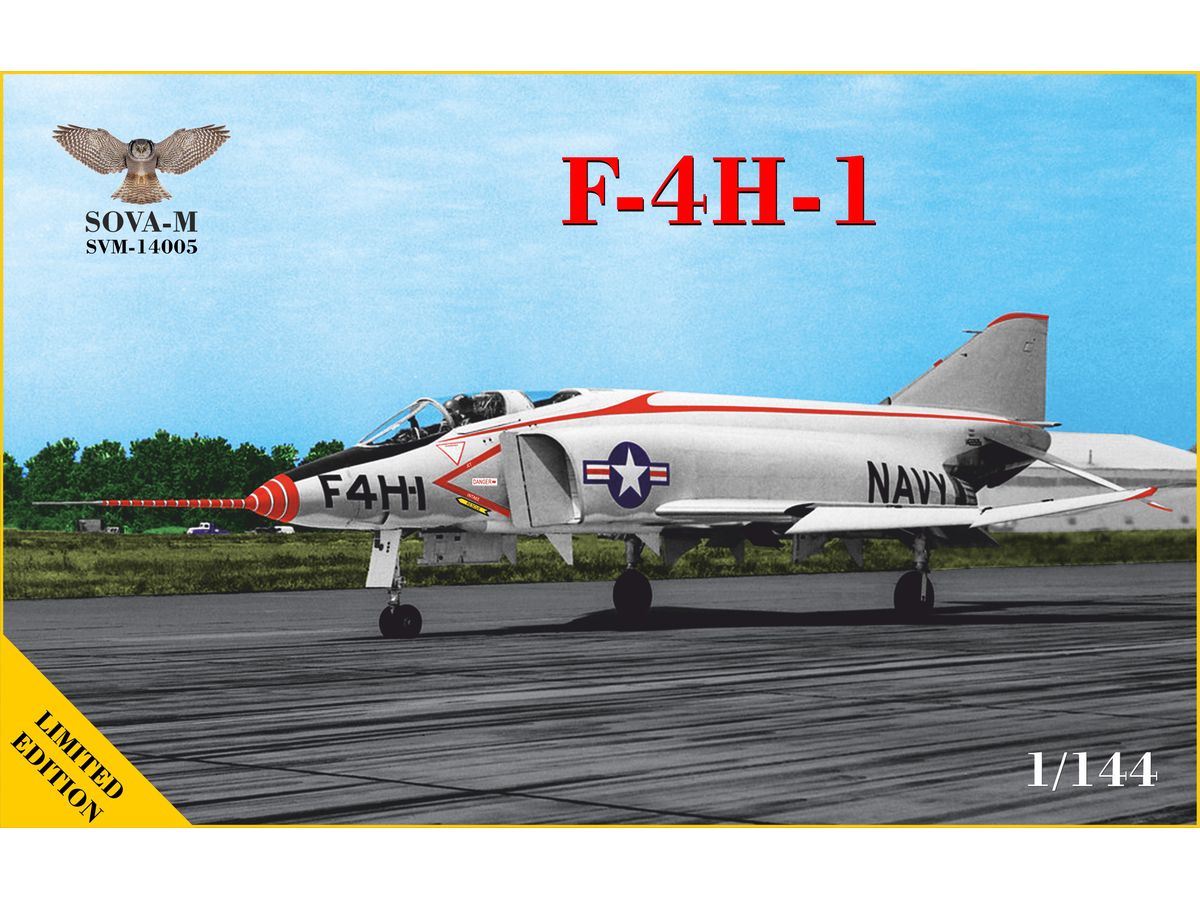 画像1: SOVA-M 1/144 F4H-1 ファントムII プロトタイプ 1959年【プラモデル】 
