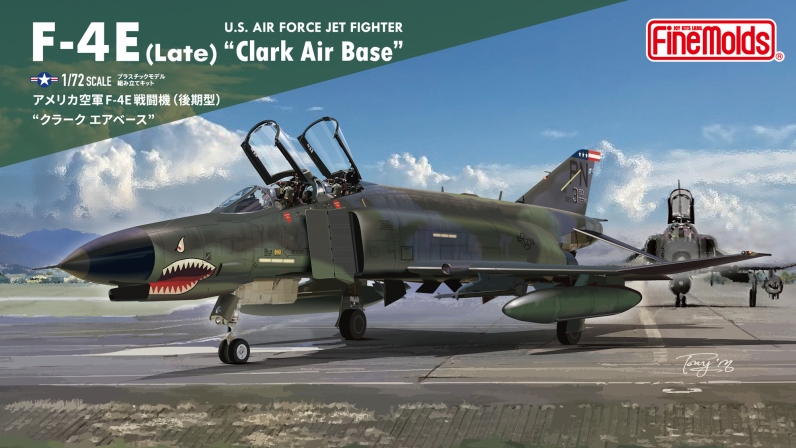 画像1: ファインモールド 1/72 アメリカ空軍 F-4E 戦闘機（後期型）“クラーク エアベース”【プラモデル】 