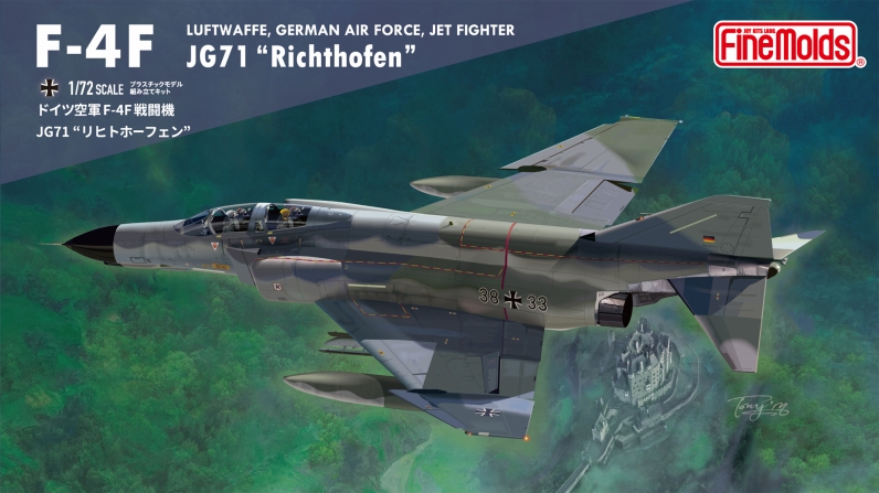 画像1: ファインモールド 1/72 ドイツ空軍 F-4F 戦闘機 JG71 “リヒトホーフェン”【プラモデル】 