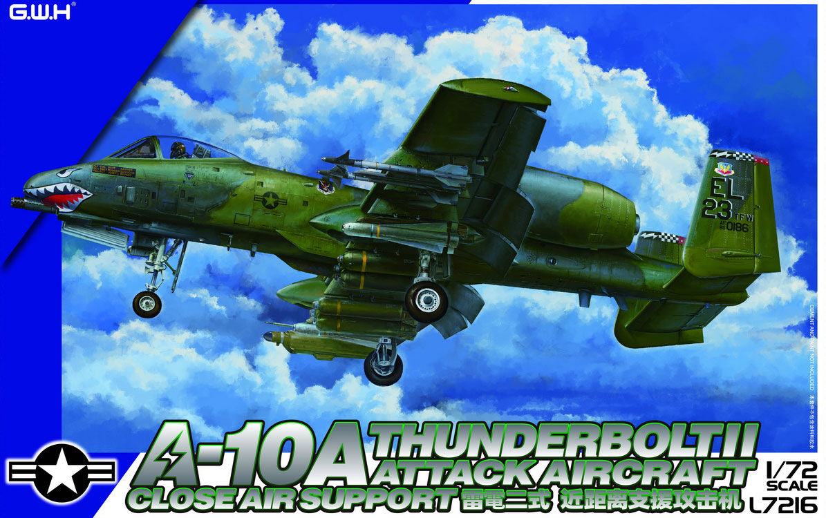 画像1:  グレートウォールホビー 1/72 アメリカ空軍 A-10A 攻撃機【プラモデル】 