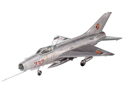 画像: ドイツレベル 1/72 MiG-21 F-13 フィッシュベッドC【プラモデル】