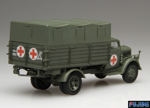 画像: フジミ 1/72 ドイツ軍用3tトラック 救護車仕様 【プラモデル】 