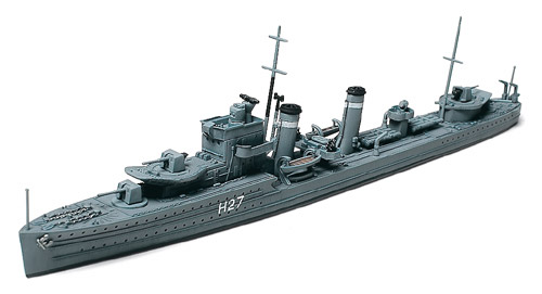 画像: タミヤ 1/700 イギリス海軍駆逐艦Eクラス【プラモデル】