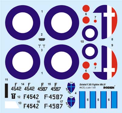 画像: ローデン 1/48 ブリストルF.2BファイターMk.IV"ポストウォー"[プラモデル]