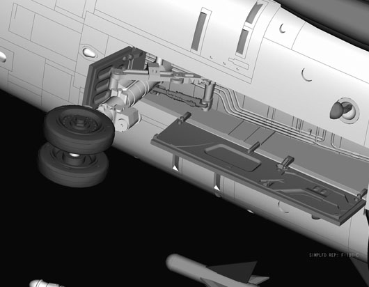 画像: トランペッター 1/48 F-100Cスーパーセイバー