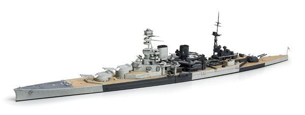 画像: タミヤ 1/700 イギリス海軍巡洋戦艦 レパルス【プラモデル】