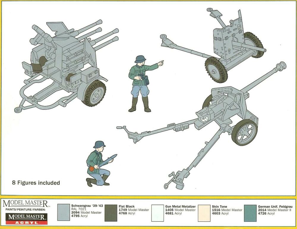 画像: イタレリ 1/72 ドイツ火砲セット【プラモデル】