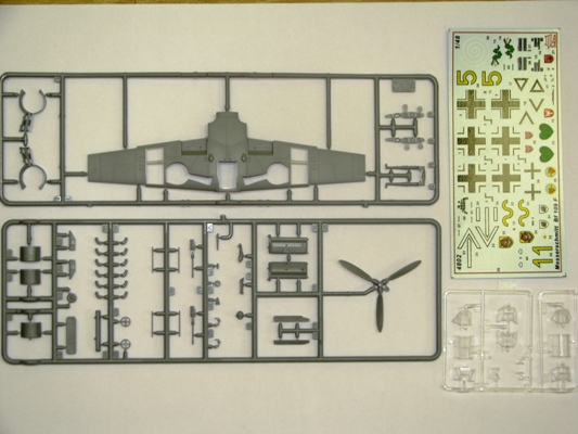 画像: ズベズタ 1/48 メッサーシュミットBf109F-2【プラモデル】