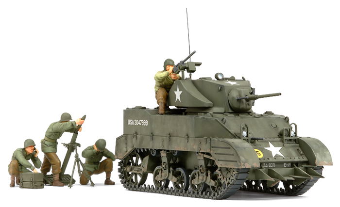 画像: タミヤ 1/35 アメリカ M5A1ヘッジボッグ 追撃作戦セット 