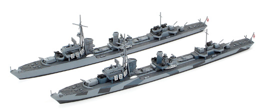 画像: タミヤ 1/700 ドイツ海軍駆逐艦Z級(Z37-39)バルバラ改修仕様 