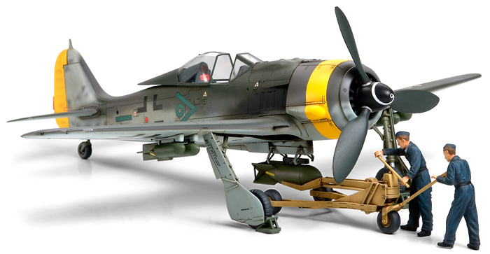 画像: タミヤ 1/48 フォッケウルフFw190F-8/9 爆弾搭載セット [プラモデル]