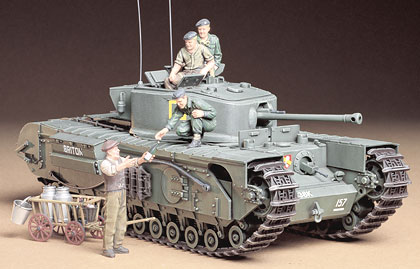 画像1: タミヤ 1/35 イギリス歩兵戦車チャーチルMk.VII  