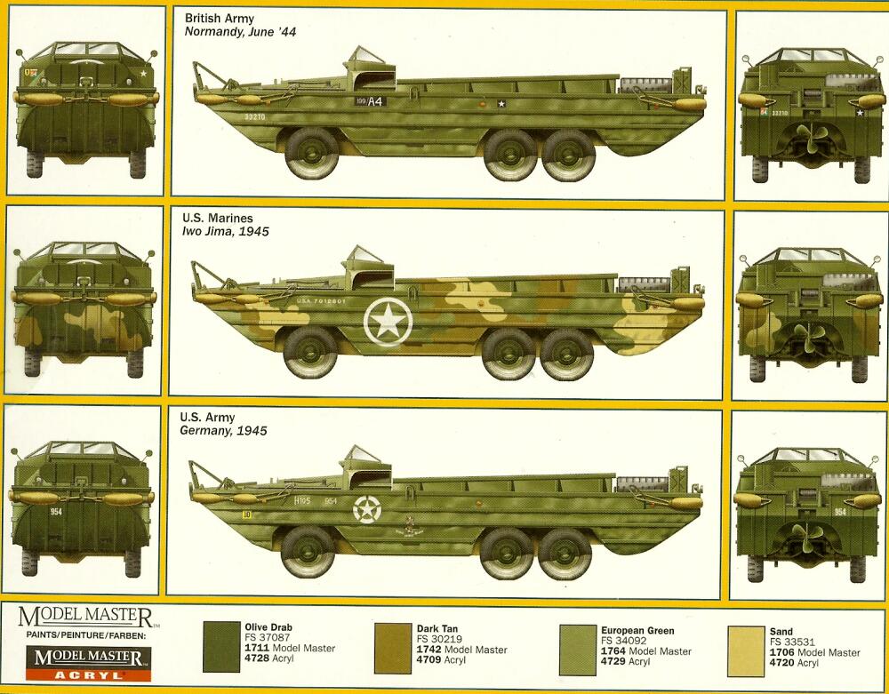 画像: イタレリ 1/72 アメリカ DUKW水陸両用車 【プラモデル】
