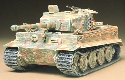 画像1: タミヤ 1/35 ドイツ重戦車タイガーI型(後期型)  