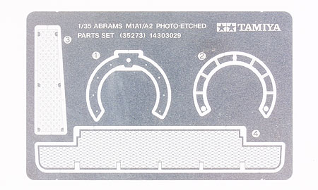 画像1: タミヤ 1/35 エイブラムス戦車エッチングパーツセット