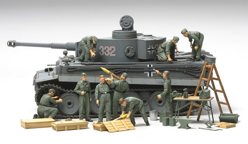 画像: タミヤ 1/48 WW.II ドイツ戦車兵野戦整備セット