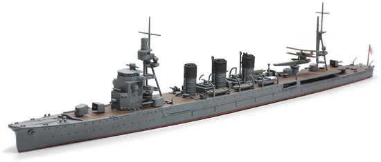 画像1: タミヤ 1/700 日本海軍軽巡洋艦 阿武隈【プラモデル】 