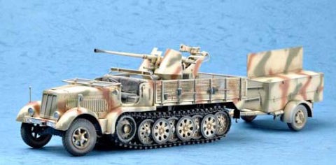 画像: トランペッター 1/35 ドイツ 8tハーフトラックFlak37搭載後期型